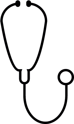 Stethoscope, Ios 7 Interface Symbol Vector - Logo Stéthoscope (400x400)