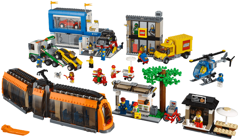 60097 Lego® City - Lego City Square (786x587)