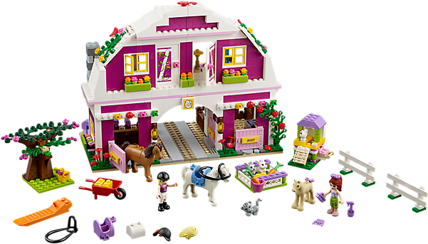 Lego Friends 3186 Emma S Horse Trailer Co Uk - Lego Friends Sunshine Ranch (600x450)