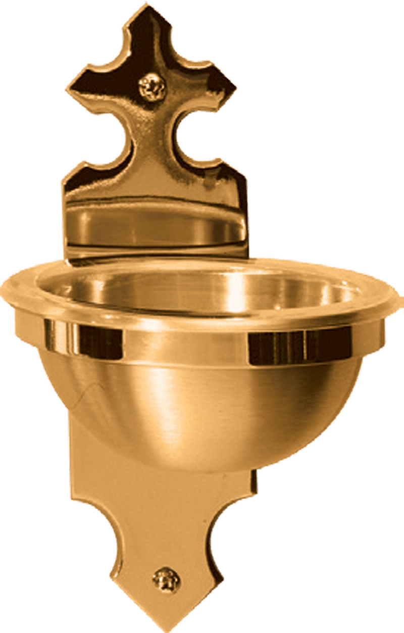 Simple Holy Water Font With Cross - Holy Water Font (800x1253)