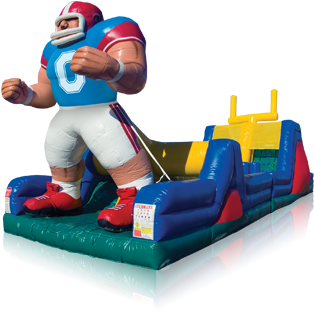 Lineman - Football Inflatable Obstacle Course (500x334)
