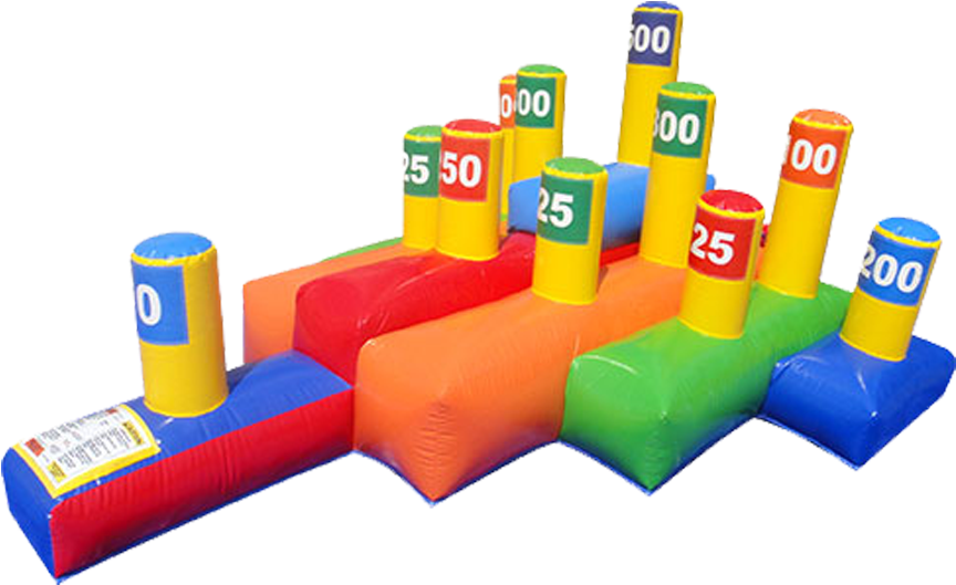 Hula Hoop Toss Rental For Parties In Austin Texas From - Giant Ring Toss Inflatable (864x792)