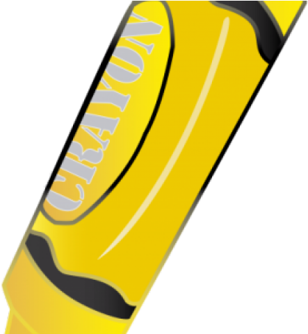 Yellow Crayon Clipart - Yellow Crayon Clipart (640x480)