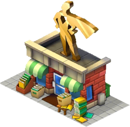 Comic Book Store - Illustration (432x433)