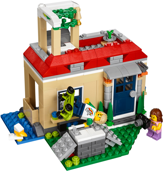 Modular Poolside Holiday - Lego Creator Modular Poolside Holiday (800x600)