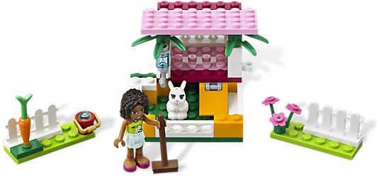 Andrea's Bunny House Lego Friends - Lego Friends Andrea's Bunny House (600x450)