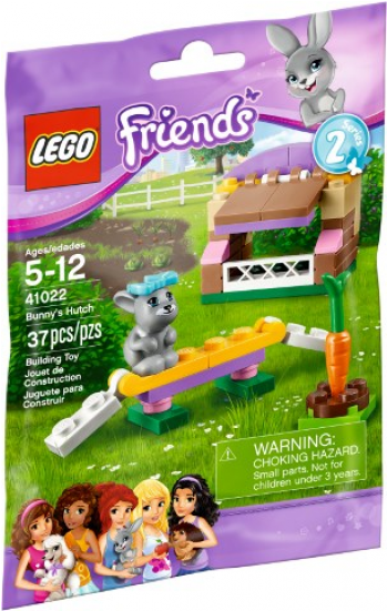 Lego Friends Serie 2 Le Clapier Du Lapin - Lego Friends Bunny's Hutch 41022 (550x550)