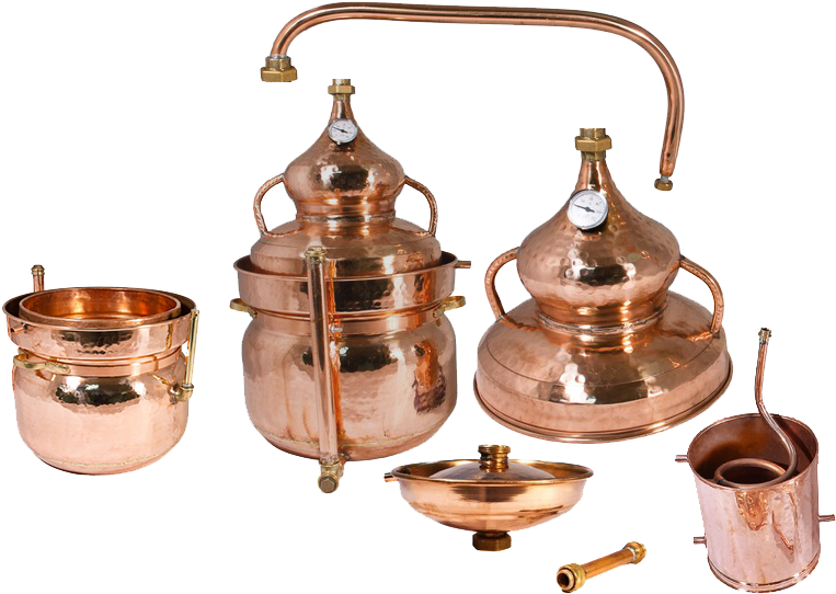 One Of The Varieties Of Distillers Are Water Alambic, - Brass (828x590)