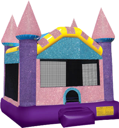 Inflatable Bouncers Castle House Water Slide - Dazzling Castle Bounce House (600x450)