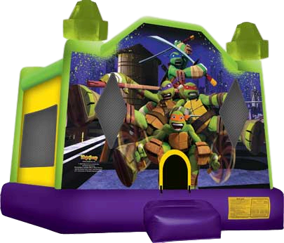 Ninja Turtles Bounce House - Ninja Turtle Bounce House (405x346)