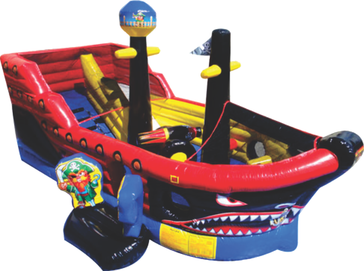 Pirate Ship Bounce House By Bouncey House Rentals - Inflatable Castle (1399x1044)