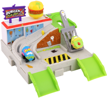 Build Up The Streets Of The Trash Town With The Disgusting - Trash Pack Play Set (500x375)