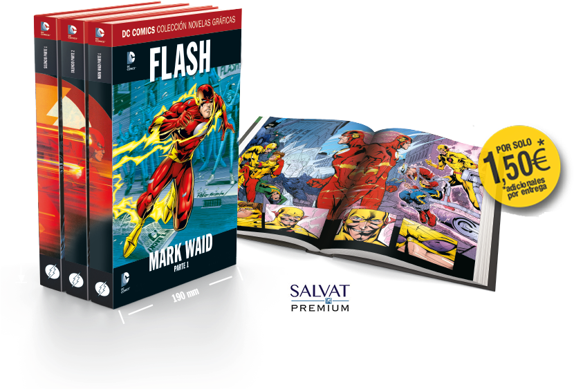 Cada Libro De Lujo Contiene Más De 400 Páginas Y Las - Flash De Mark Waid (835x571)