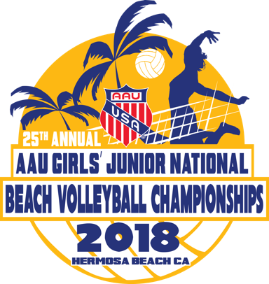 25th Aau Beach Volleyball Girls' Junior National Volleyball - Aau Basketball (384x406)