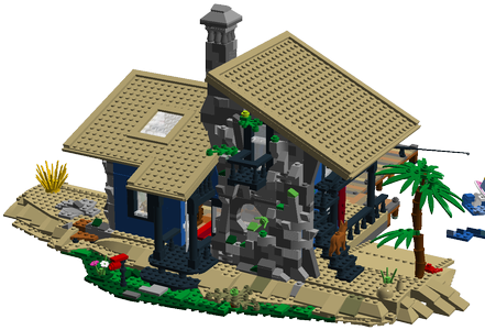 Reverse Side With Front Garden, Entrance And Letterbox - Cottage (440x320)