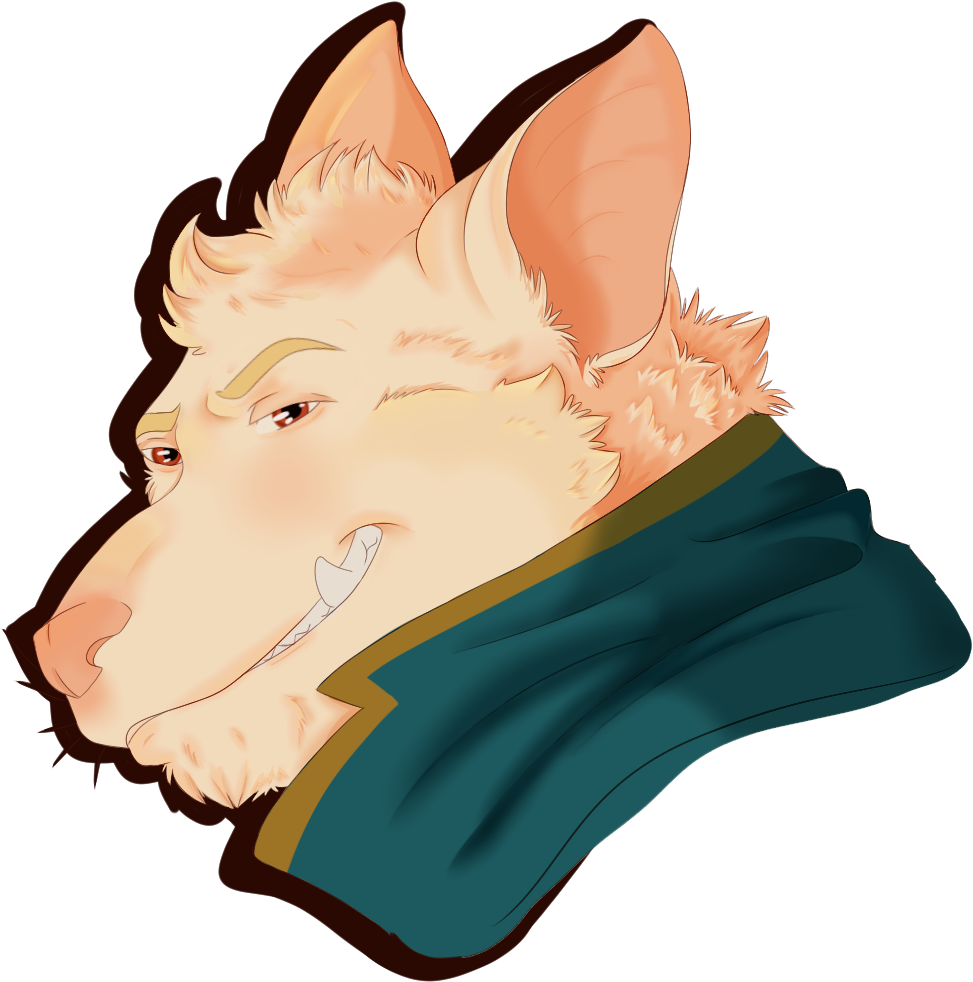 Merceau's Smile By Knuckledrag - Cartoon (1008x1008)