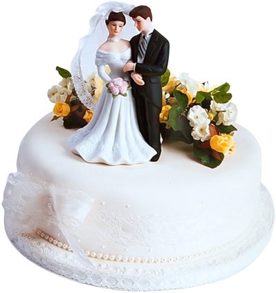 Gateaux De Mariage - كيكه على شكل عرسان (467x500)