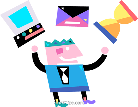 Juggling And Multitasking Royalty Free Vector Clip - Juggling And Multitasking Royalty Free Vector Clip (480x373)