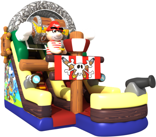 Kids Jumping Bounce Cheap Pirate Ship Inflatable Bouncer - Play (640x640)