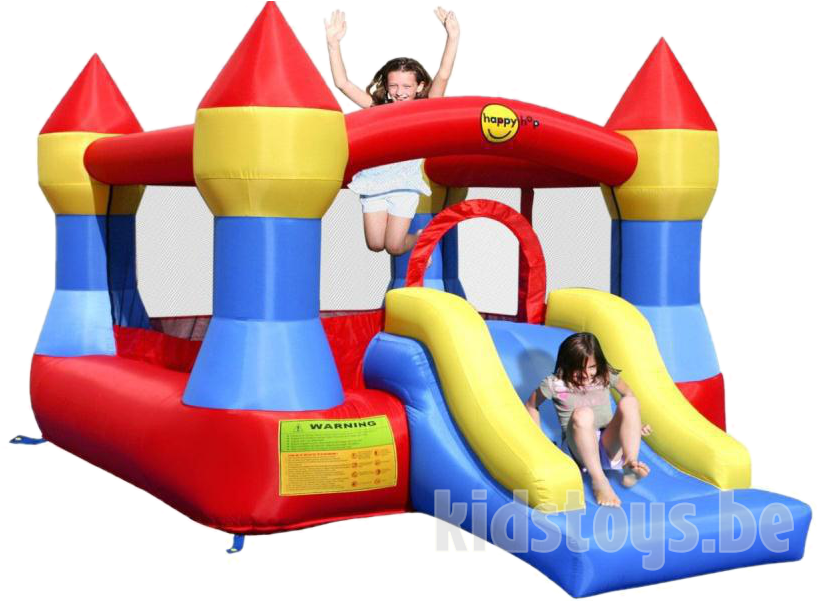 Happy Hop Castle Bouncer With Slide - Happyhop Bouncing Castle Castle With Slide (825x825)