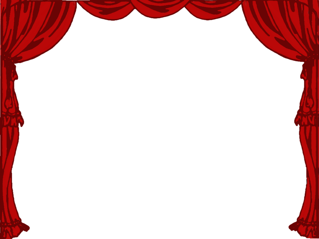 Theater Theatre Borders Clipart Clipart Kid 2 Image - Stage Curtains Clip Art (1024x768)