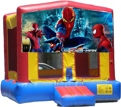 Regular Jumper Spiderman $79 - Wwe Bounce House Rental (400x361)