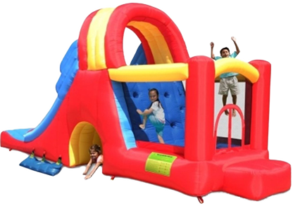 High Slide Bouncer - Happy Hop Mega Slide Combo (416x293)