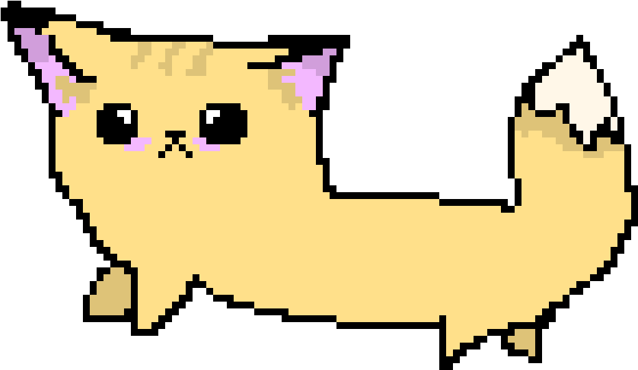 Little Baby Fox - Pixel Art (1270x720)