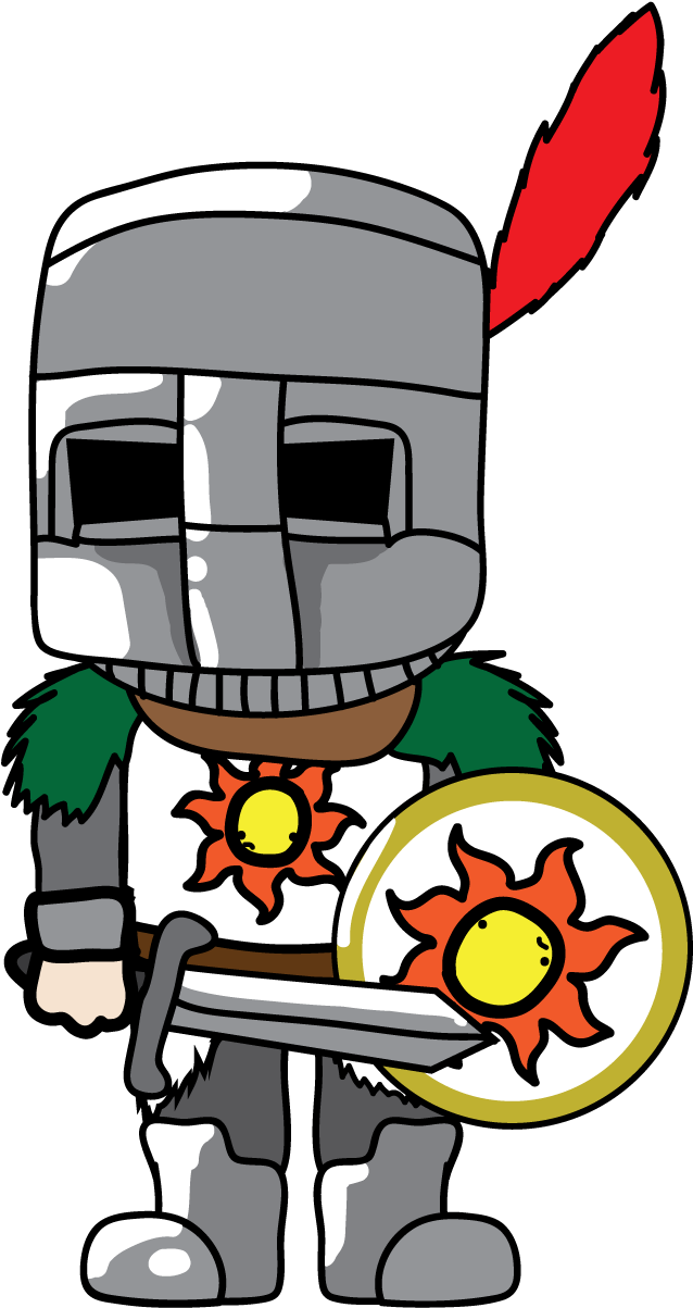 Dark Souls Clipart Cartoon - Solaire Dark Souls Emoji (792x1224)