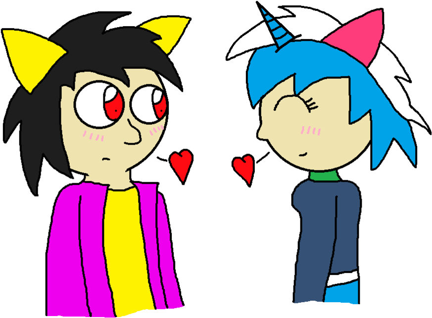 Gio X Unikitty Humanized By Baby Foxy The Fox - Cartoon (1024x768)