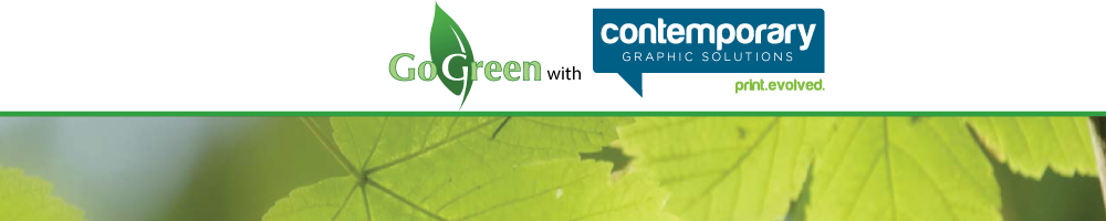 Going Green Is A Major Factor In All Of Our Business - Graphic Design (1000x200)