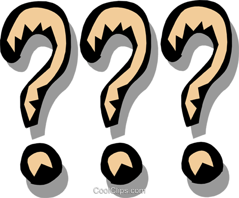 Question Marks Royalty Free Vector Clip Art Illustration - Пнг Вопросительные Знаки (480x399)