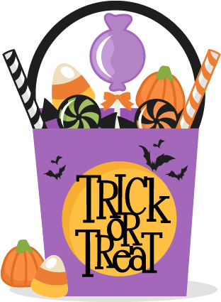 432 X 432 - Cute Trick Or Treat (432x425)