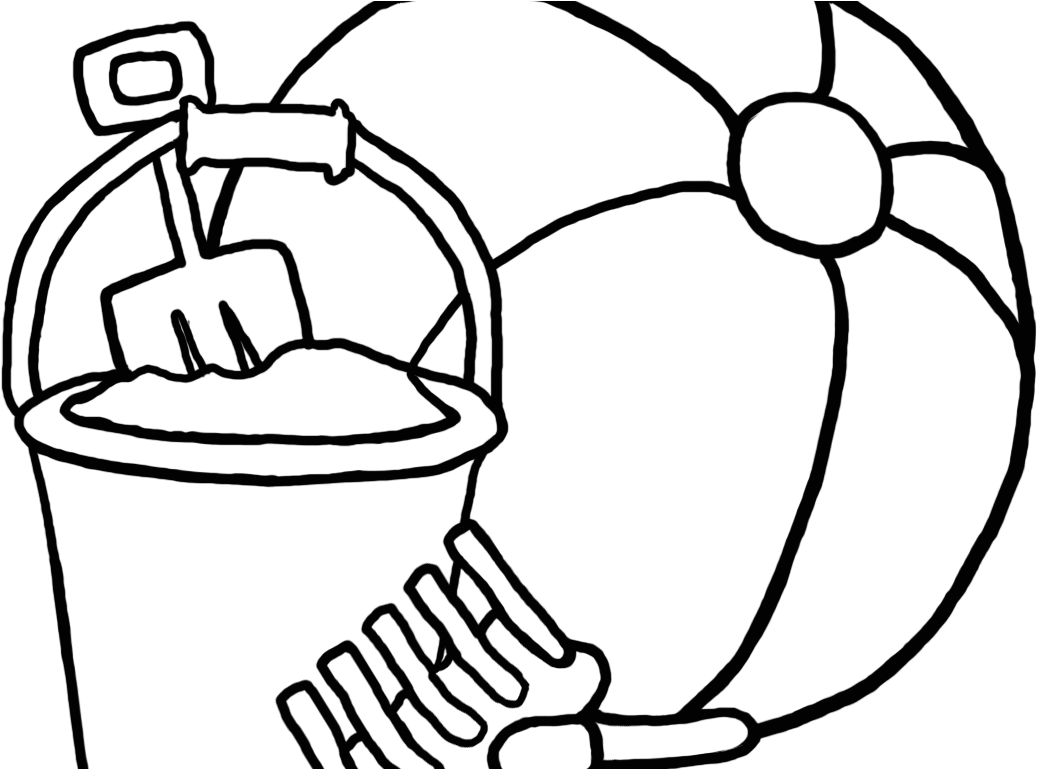 Adults Beach Ball Coloring Page Innovative Printable - Beach Toys Coloring Pages (1208x768)