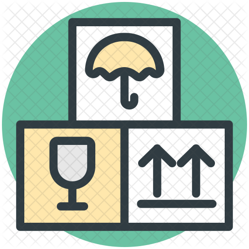 Fragile Icon - Illustration (512x512)