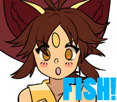 Princesado 17 15 Fish Fish Fish Fish By Nooniepup - Cartoon (387x338)