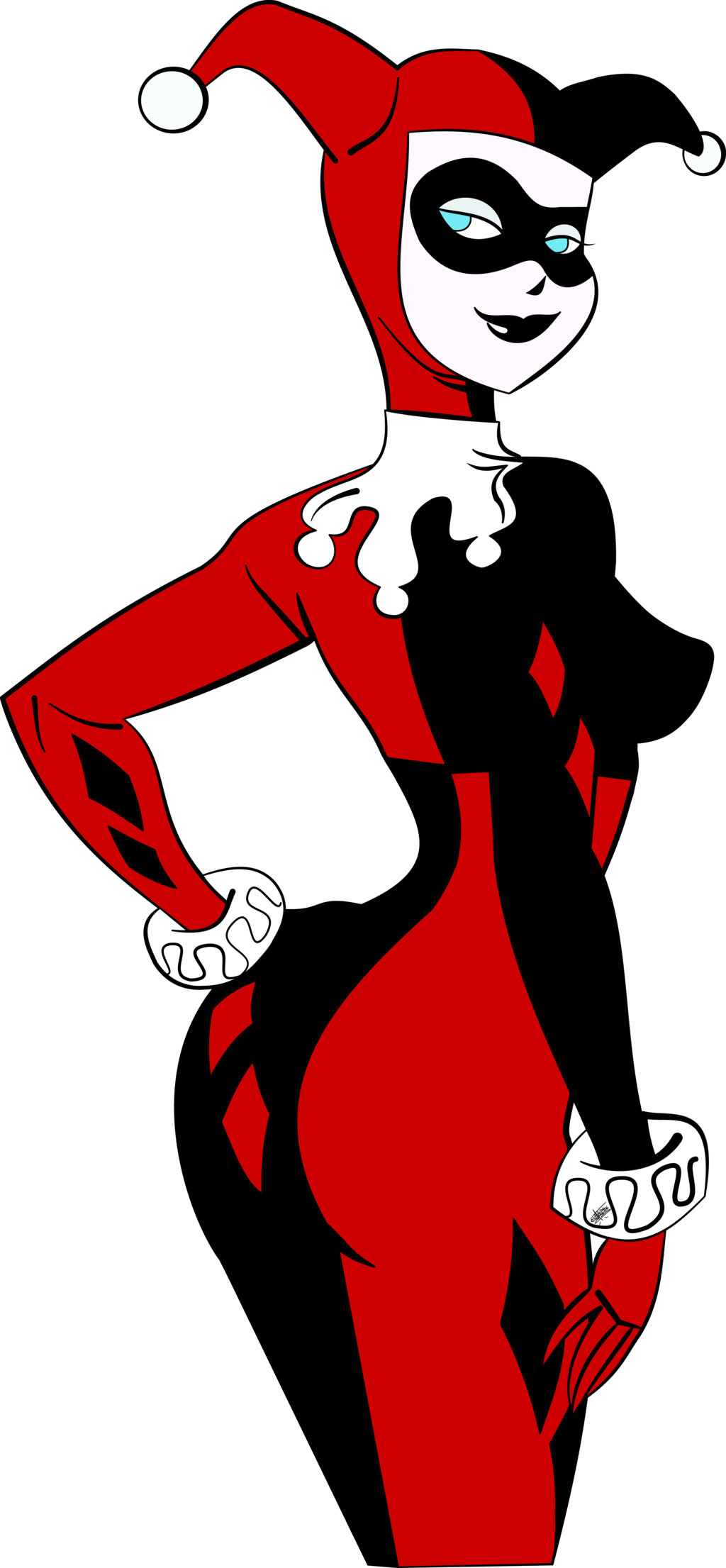 Harley Quinn By Frozenfish696 Harley Quinn By Frozenfish696 - Bruce Timm Harley Quinn (1024x2211)