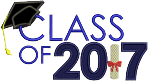 Free Class Of 2017 Clip Art - Class Of 2017 Mugs (500x279)