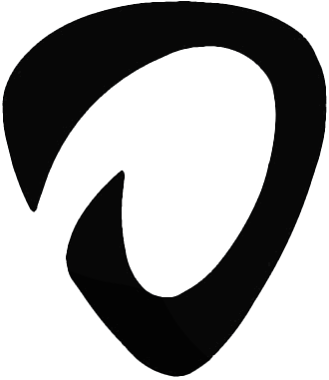 Logo For The Guitars I Build - Guitar Pick For Logo (329x380)