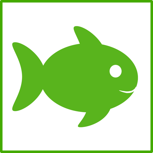 Marine Fish Clipart Small Fish - Green Fish Icon (500x500)