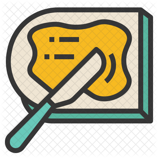 Food, Jam, Marmalade, Preserves Icon - Bread And Butter Icon (512x512)