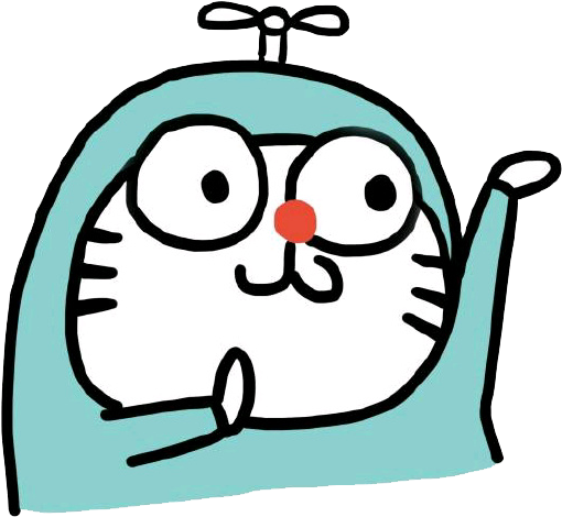 Doraemon Sticker Bamboocopter - Doraemon Sticker (690x690)