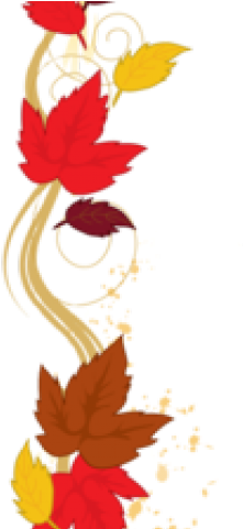 Autumn Clipart Borders - Fall Border Transparent Background (640x480)