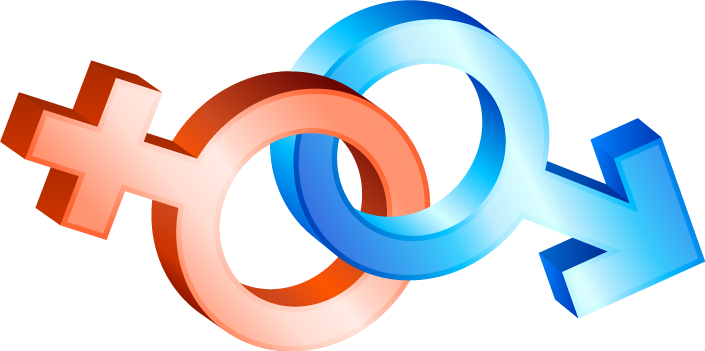 Iinégalités Hommes Femmes - Male Female Symbol (705x351)