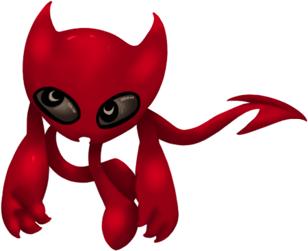 An Emoji Demon By Tiny Tiger Shark - Cartoon (501x425)