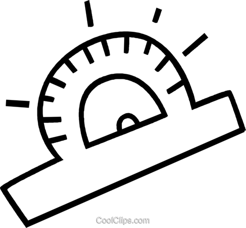 Ruler Royalty Free Vector Clip Art Illustration - Раскраски Дымковской Игрушки (480x445)