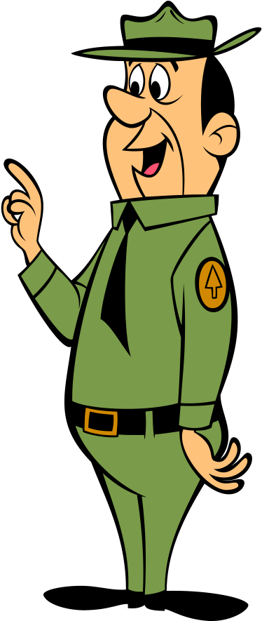 Sheriff - Yogi Bear Ranger Smith (600x1000)