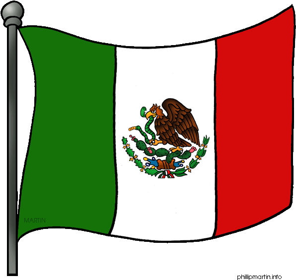 Mexican Mexico Clip Art Free Clipart Images - Mexican Flag Clip Art (648x604)