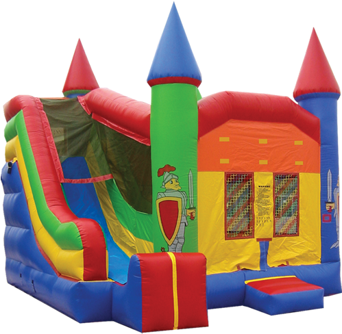Co2131-backyard - Kidwise Commercial Extreme Castle Combo Bounce House (500x500)