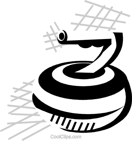 Curling Rock Royalty Free Vector Clip Art Illustration - Curling Rock Royalty Free Vector Clip Art Illustration (448x480)